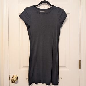 American Eagle Black T Shirt Mini Dress